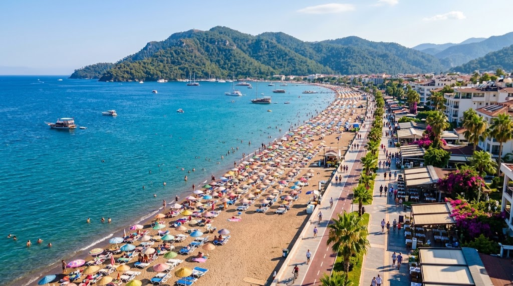 Marmaris Uzunyalı Plajı Rehberi: Sahil, Yürüyüş ve Havalimanı Transferi